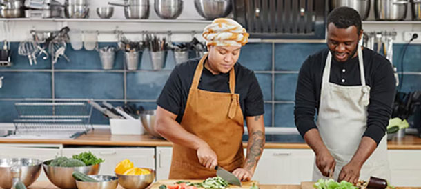 Cooks at Solidarity Lunch